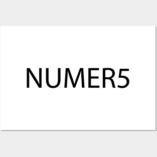 Numbers typography design Posters and Art